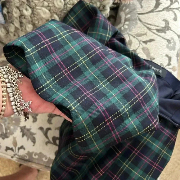 Talbots Plaid Wool Blend Skirt - Picture 6 of 8